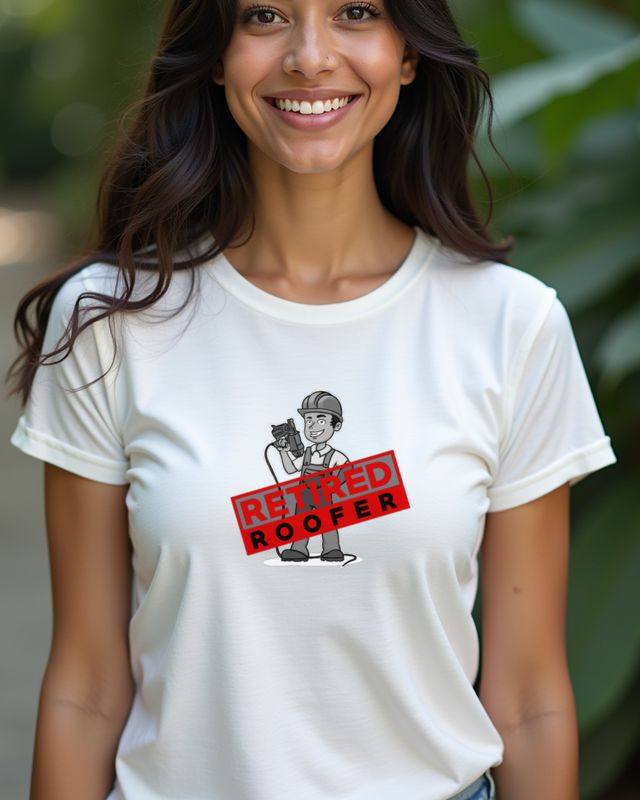 Retired Roofer - Rente Geschenk für Dachdecker – T-Shirt