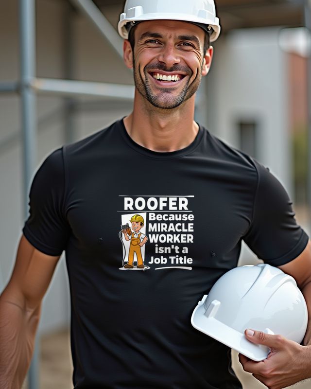 Roofer Miracle Worker - Funny Roofing Gift β T-Shirt