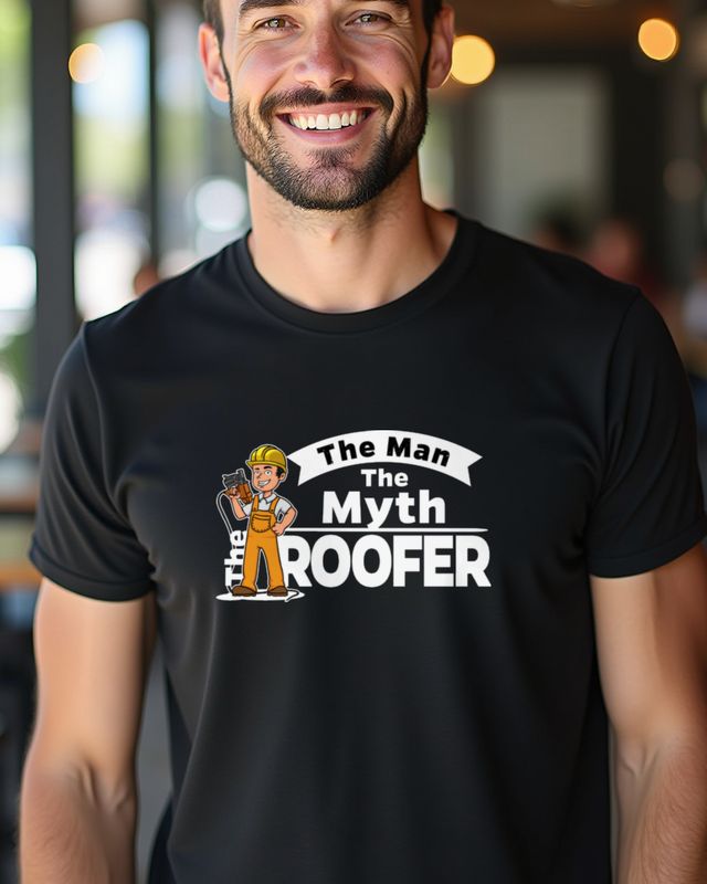 Roofer The Man The Myth - Lustiges Dachdecker Shirt – T-Shirt
