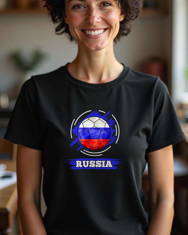 Russische Flagge - Stolzes Motiv für Russland-Fans – T-Shirt