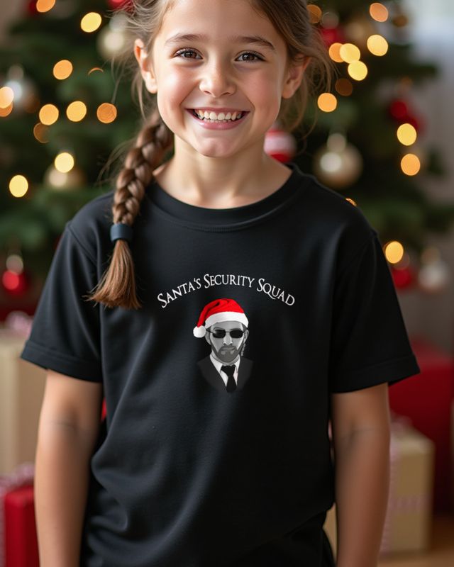Santa Security Squad - Lustiges Weihnachts Security Motiv – T-Shirt