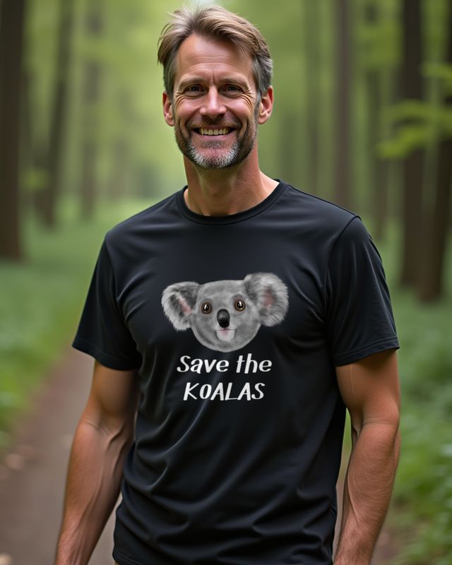 Save the Koalas - Koala Shirt für Tierfreunde
