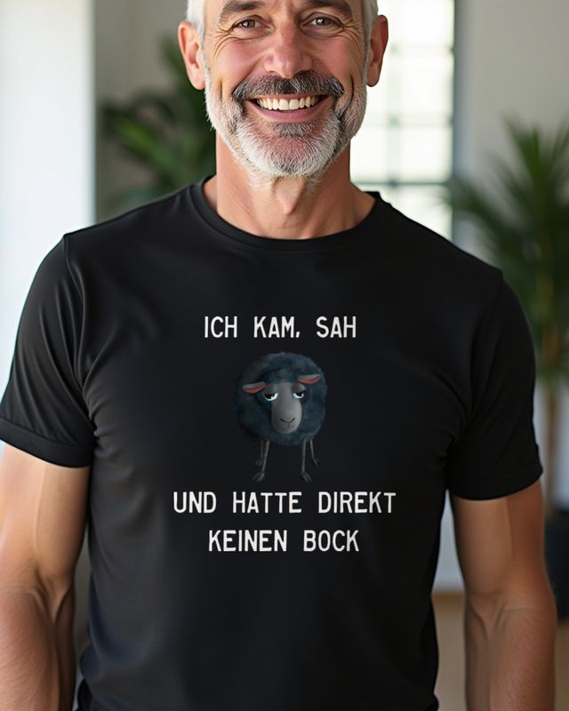 Schaf - Ich kam sah und hatte keinen Bock mehr – T-Shirt