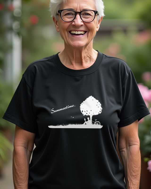 Schatten der Sommerzeit - Sommer Motiv für warme Tage – T-Shirt