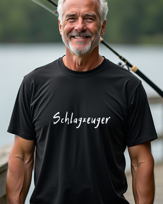 Schlagzeuger - Schriftzug Geschenk für Drummer