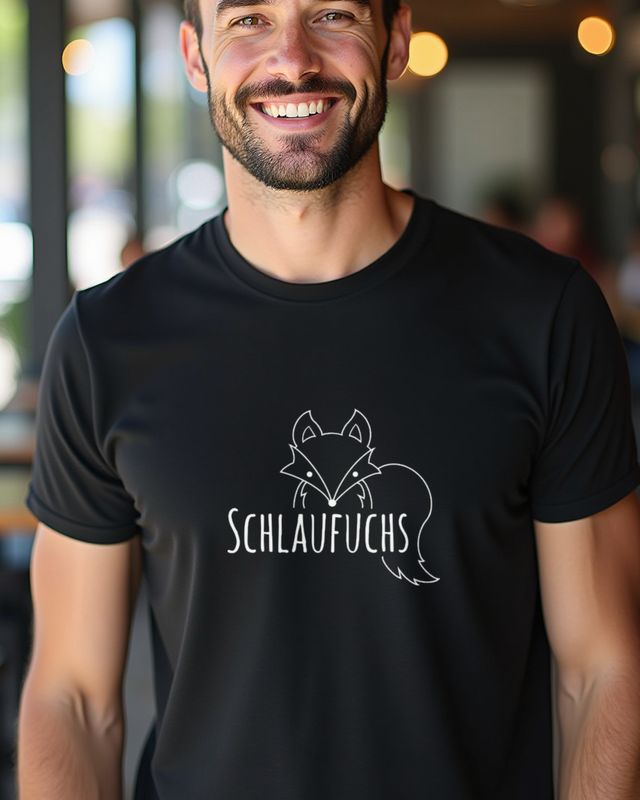 Schlaufuchs - Funny German Word for Smart Cookie โ T-Shirt