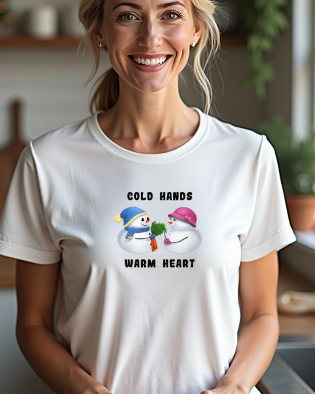 Snowman - Warm Memories - Nostalgic Christmas Design β T-Shirt