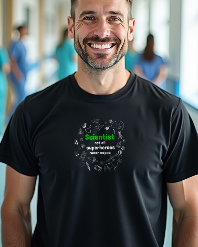 Scientist Superheld - Lustiges Geschenk Wissenschaftler – T-Shirt