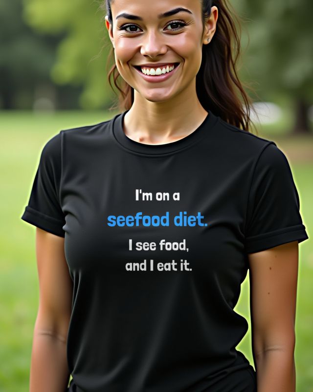 Seafood Diet - Funny Food Lover Saying for Foodies
