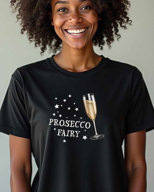 Bubbly Fairy - Funny New Year’s Eve Party Design – T-Shirt