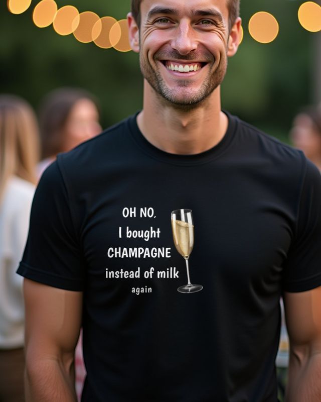 Prosecco statt Milch - Lustiger Sekt Spruch für Frauen – T-Shirt