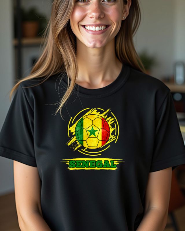 Senegal Flag - Gift for Senegalese Fans and Patriots โ T-Shirt