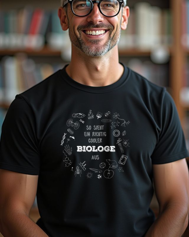 So sieht ein richtig cooler Biologe aus - Biologie Spruch