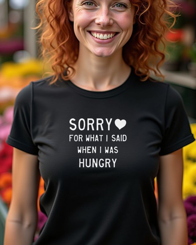 Sorry for What I Said When I Was Hungry - Funny Hangry