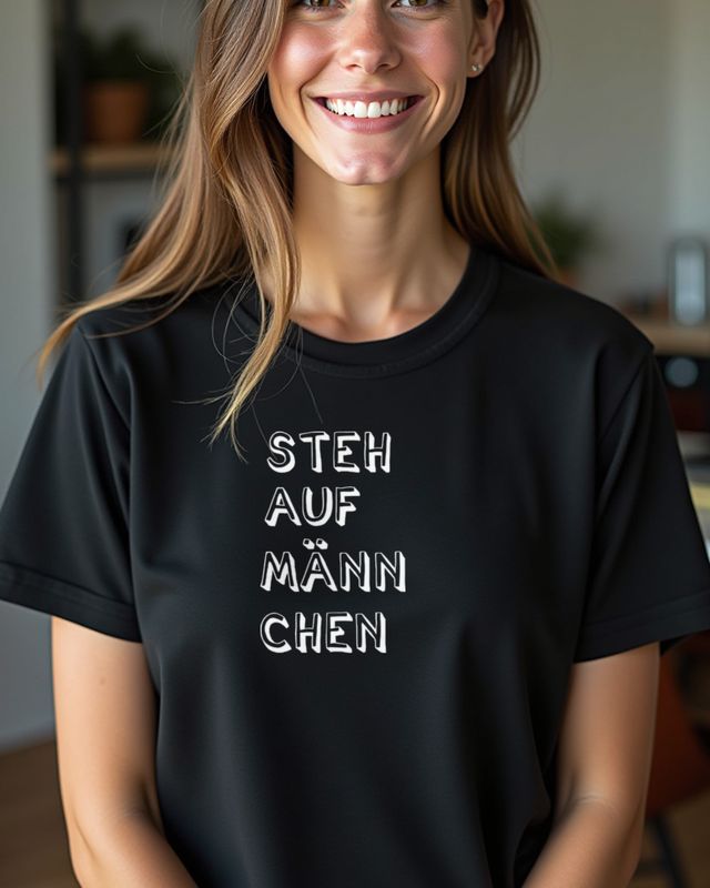 Stehaufmännchen - Lustiger Spruch für Kämpfernaturen – T-Shirt
