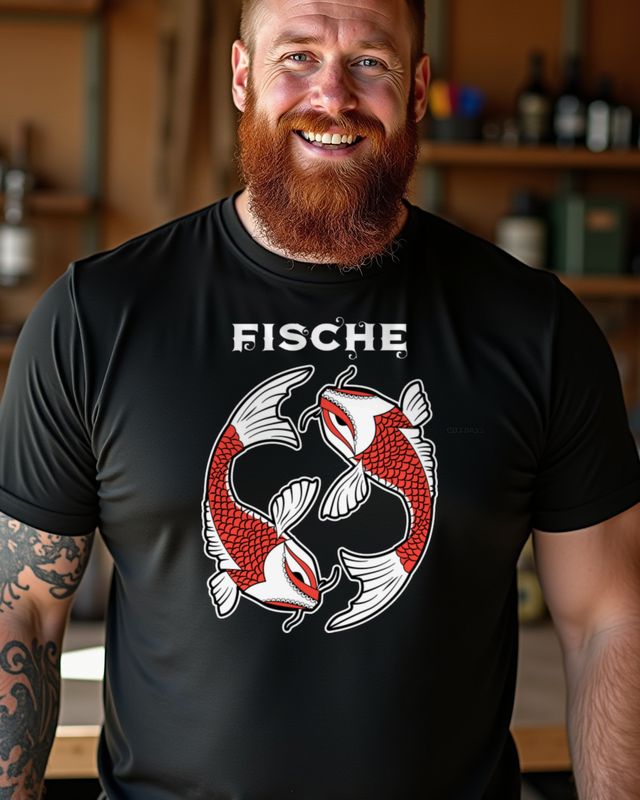 Sternzeichen Fische - Horoskop Geschenk Februar März – T-Shirt