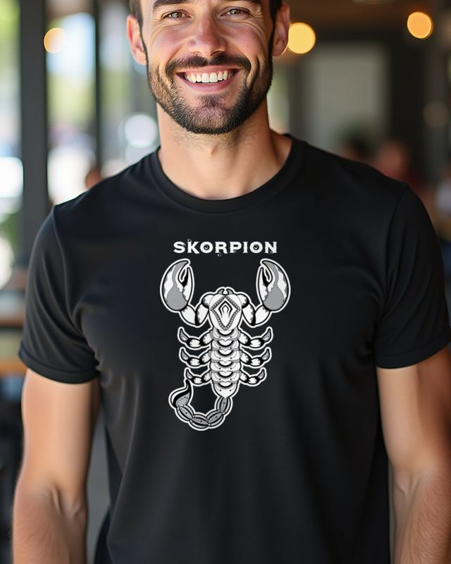 Sternzeichen Skorpion - Horoskop Geschenk Oktober November – T-Shirt