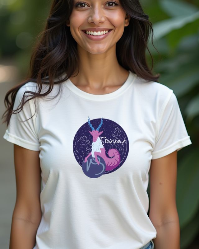 Sternzeichen Steinbock - Horoskop Geschenk zum Geburtstag – T-Shirt
