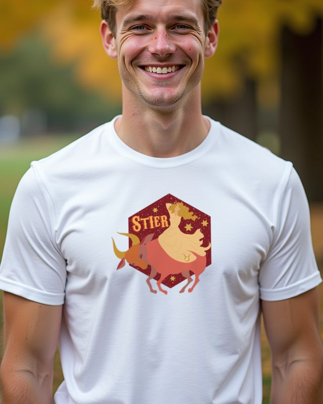 Stier Tierkreiszeichen - Geschenk für Astrologie Fans – T-Shirt