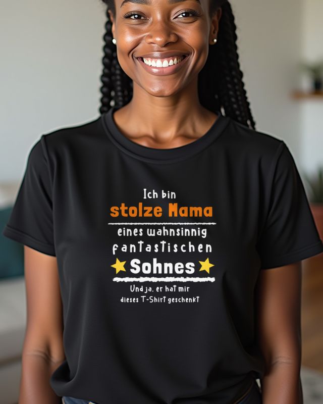 Stolze Mama eines fantastischen Sohnes - Muttertag Geschenk