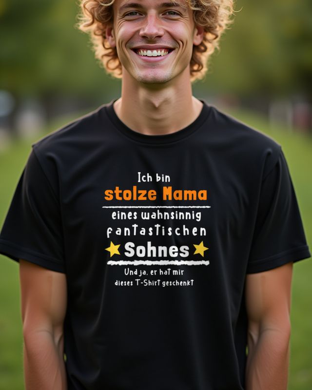 Stolze Mama eines fantastischen Sohnes - Muttertag Geschenk – T-Shirt