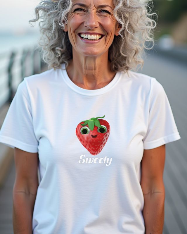Strawberry Sweety - Cute Fruit Design for Sweeties – T-Shirt