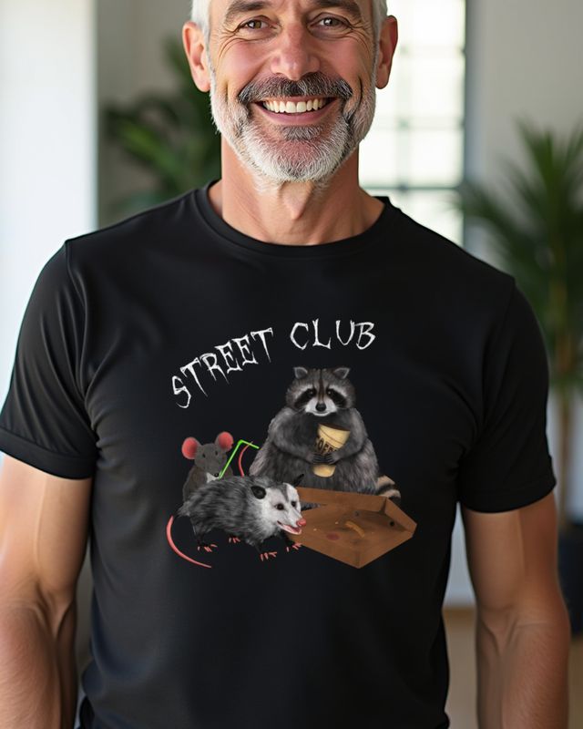 Street Club - Waschbär Opossum und Maus Coole Straßen Crew