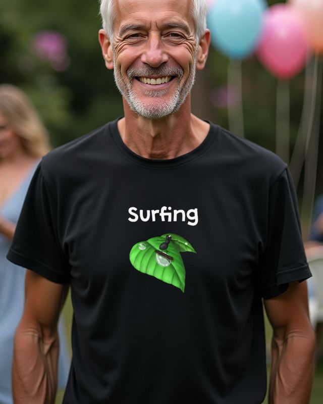 Ameise beim Wellenreiten - Witziges Surf Shirt – T-Shirt