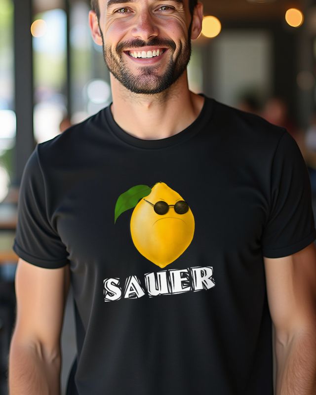 Süße Zitrone ist sauer - Lustiges Zitronen Motiv – T-Shirt