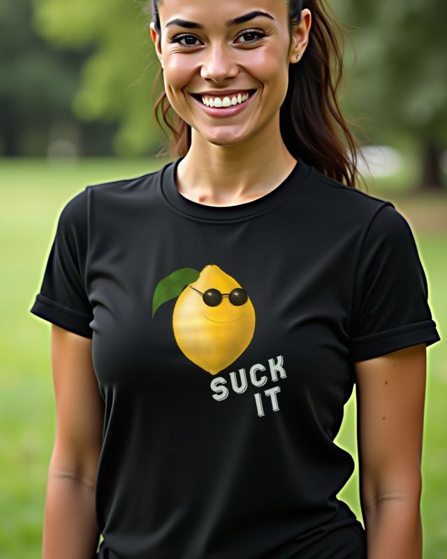 Suck It - Sassy Lemon with Sunglasses β T-Shirt