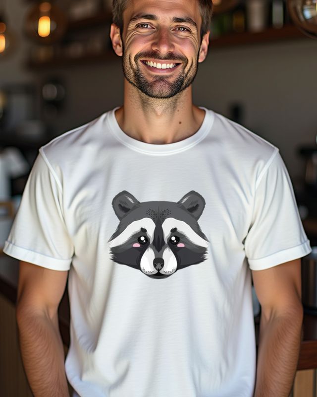 Süßer Waschbär - Niedliches Geschenk für Waschbärliebhaber – T-Shirt