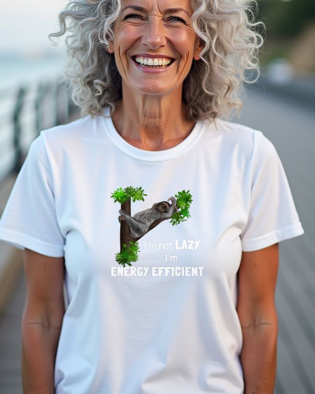 Faultier - Ich bin nicht faul, sondern energieeffizient – T-Shirt