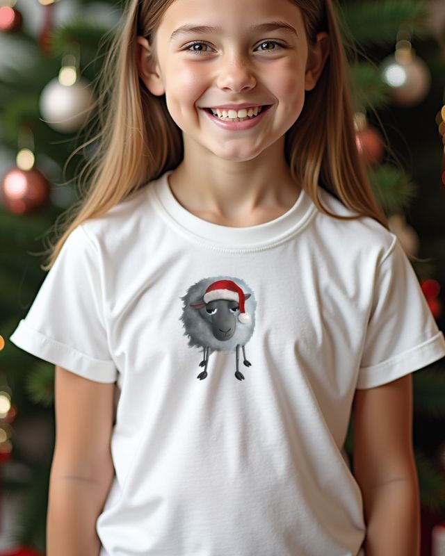 Süßes Schaf mag keine Weihnachten - Weihnachtsmuffel – T-Shirt