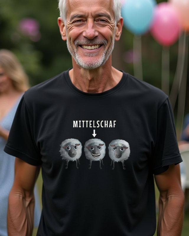 Süßes Schaf - Lustiges Schafmotiv für Schafliebhaber – T-Shirt