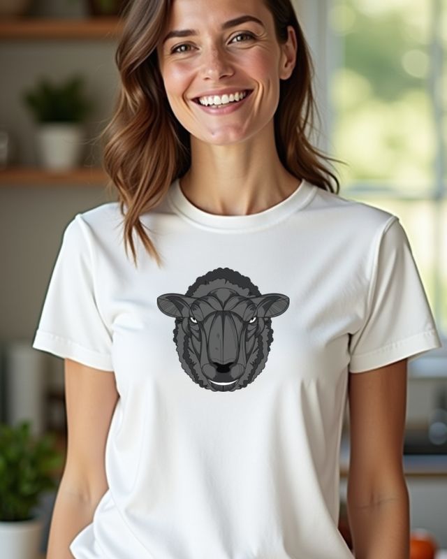 Schaf Motiv - Süßes Geschenk für Schafliebhaber – T-Shirt