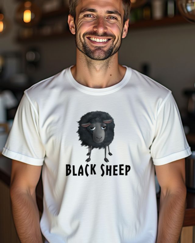 Süßes schwarzes Schaf - Geschenk für Schafliebhaber – T-Shirt