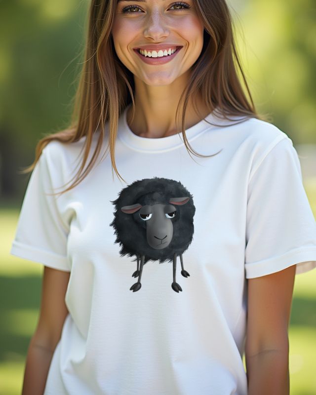 Süßes schwarzes Schaf - Geschenk für Schafliebhaber – T-Shirt