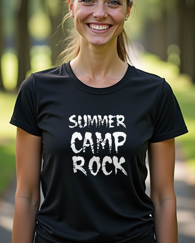 Summer Camp Rock - Music Festival Summer Quote โ T-Shirt