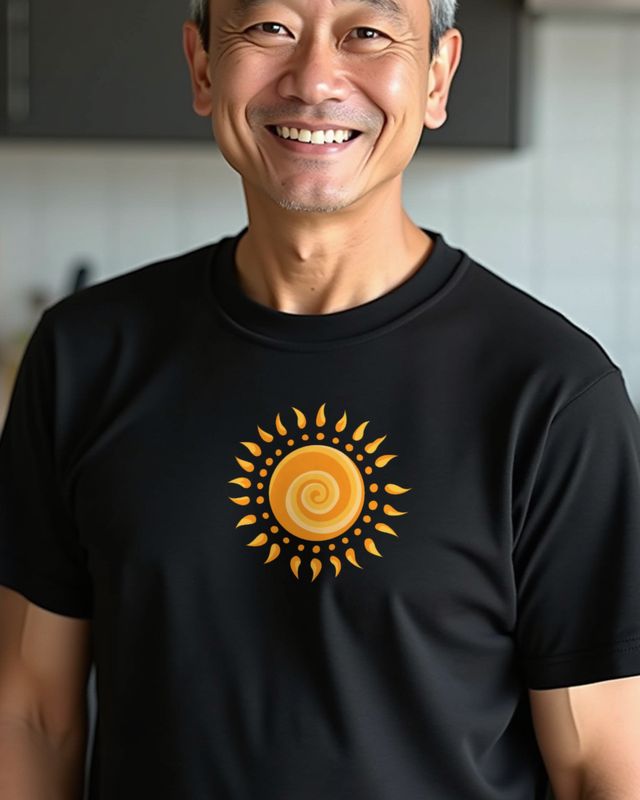 Summer Sun - Fröhliche Sommersonne für Urlaub und Strand – T-Shirt