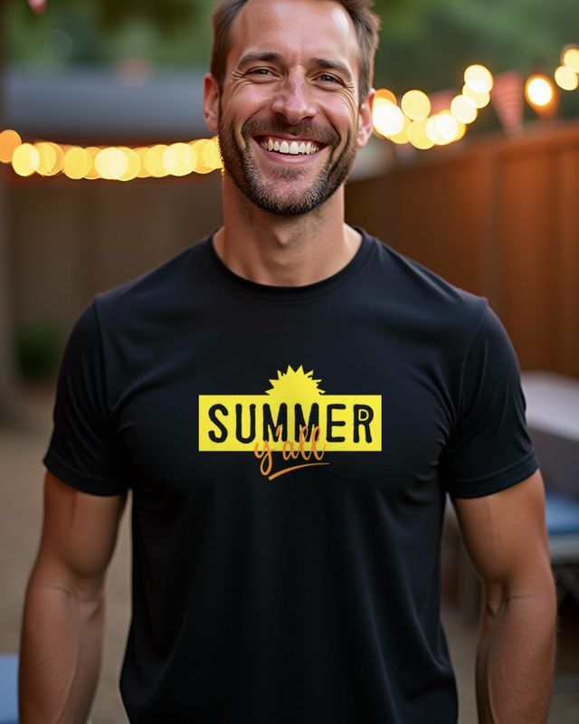 Summer Y’all - Sommer Spruch im Südstaaten Stil – T-Shirt
