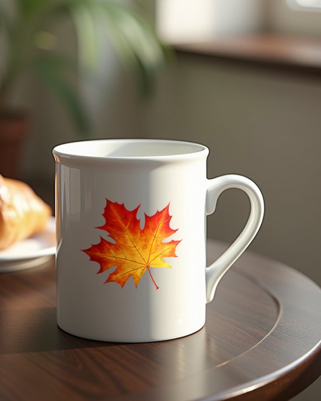 Ahornblatt - Schönes Herbst Motiv für Naturfreunde – Tasse