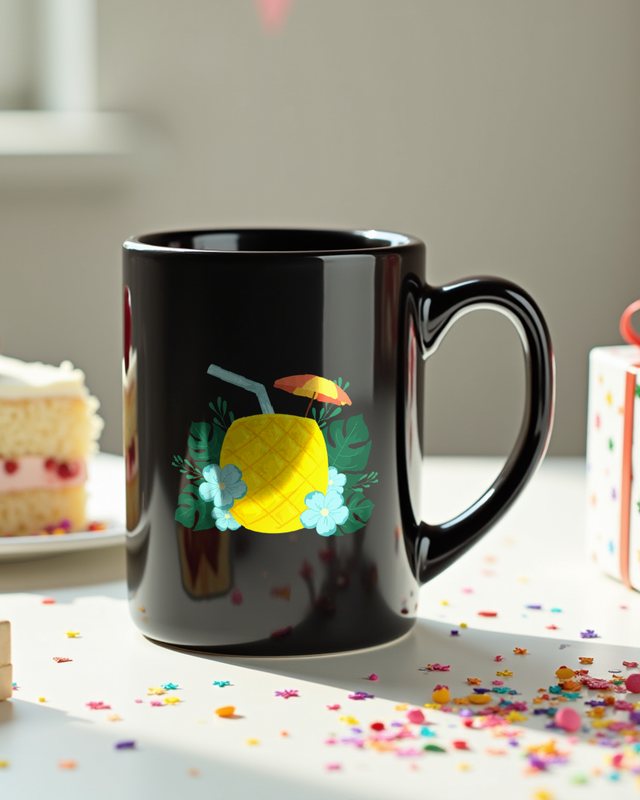 Ananas Drink - Sommer Sonne Strand Motiv – Tasse