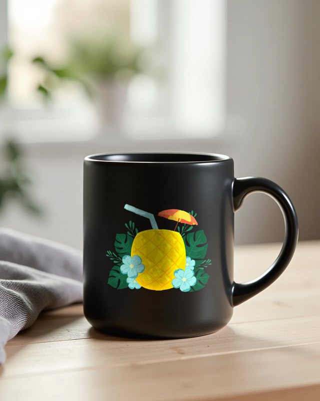 Ananas Drink - Sommer Sonne Strand Motiv – Tasse