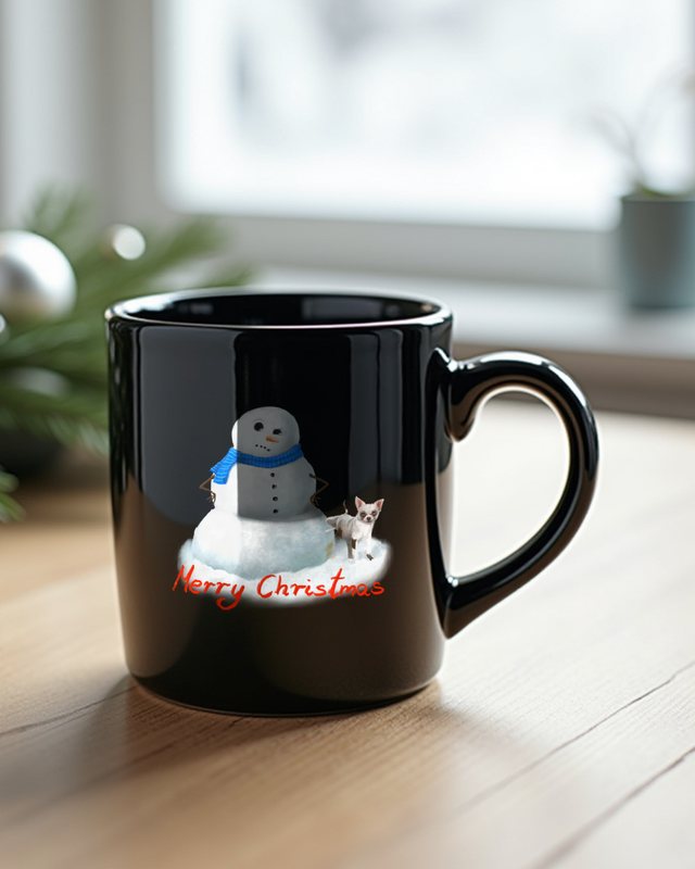 Annoyed Snowman - Merry Christmas - Funny Holiday – Mug