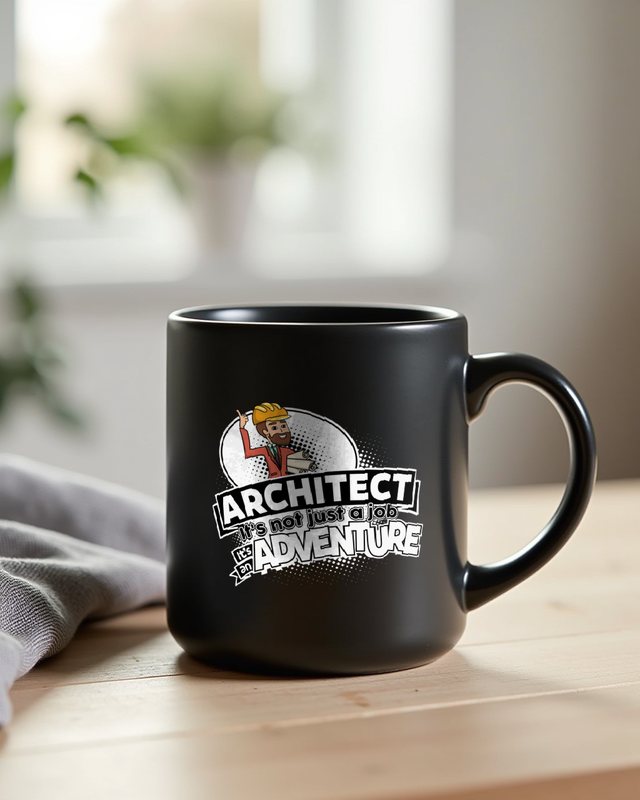 Architect Not a Job but an Adventure - Funny Architect Gift – Mug