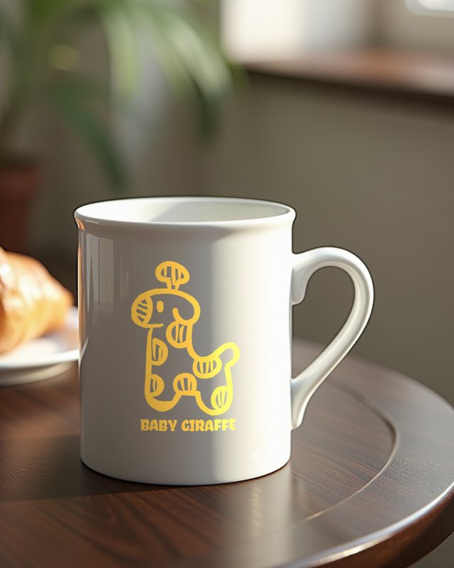Baby Giraffe - Süße gelbe Giraffe für Babys und Kleinkinder – Tasse