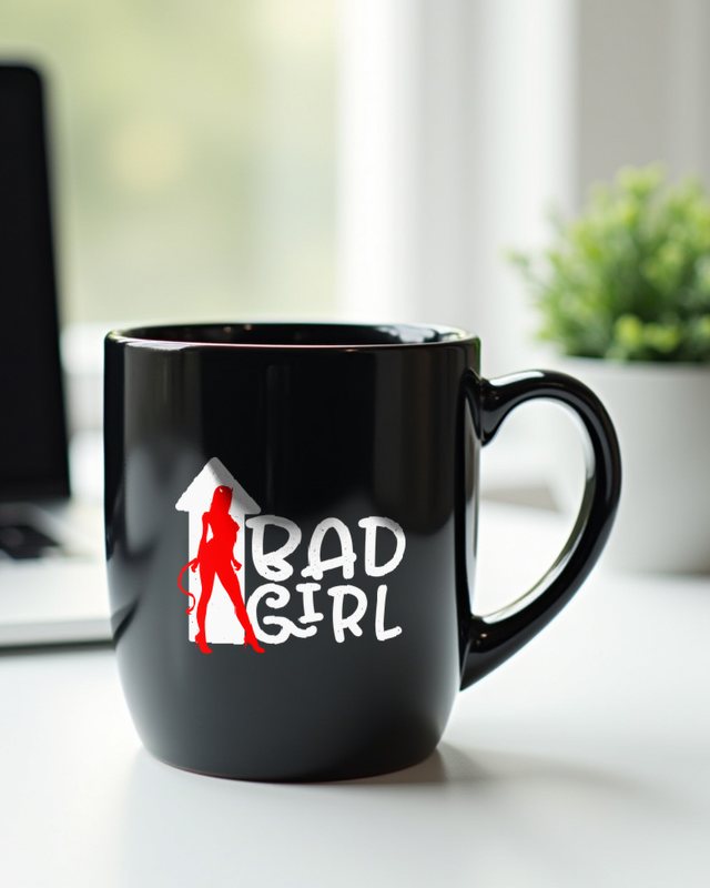 Bad Girl - Funny Sassy Slogan for Women and Girls – Mug