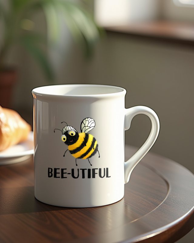 Beeutiful - Cute Bee Pun Design for Bee Lovers – Mug