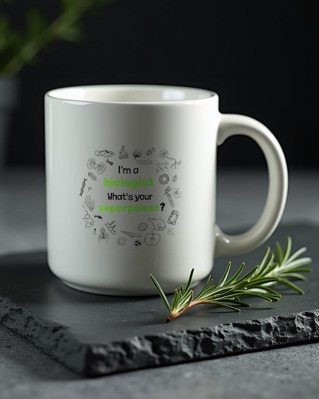Biologe - What’s Your Superpower - Geschenk Biologie – Tasse