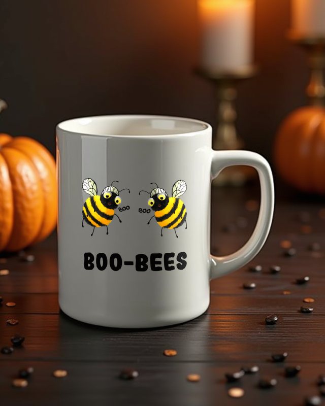 Boo Bees - Lustiges Halloween Bienen Wortspiel – Tasse